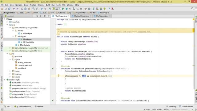 Android Search/Filter Ep.04 : RecyclerView - Filter Cards With SearchView смотреть онлайн