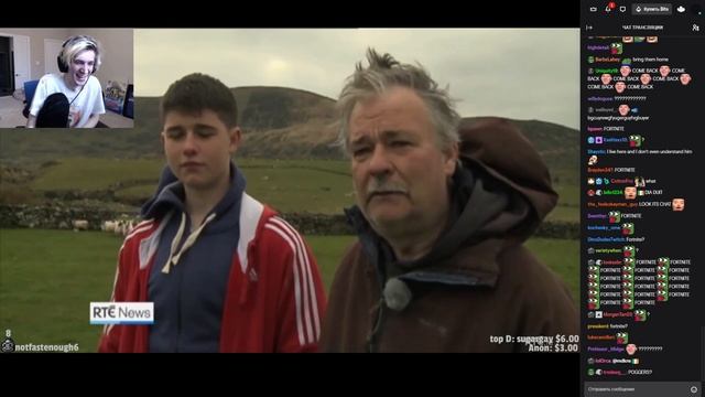 XQc Reacts To Irish Farmers Lose Their Sheep, Mad Accent (with Chat)