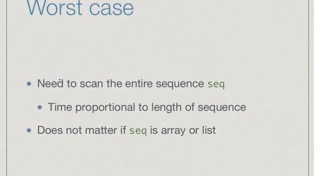 arrays vs lists, binary search смотреть онлайн