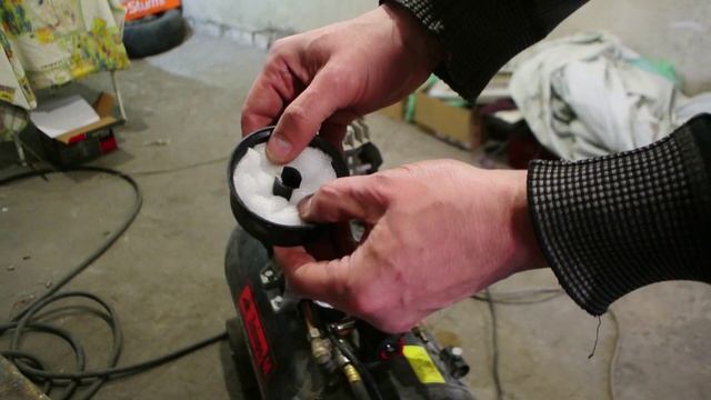 Обслуживание компрессора, замена масла и фильтра. Компрессор плохо качает. Поиск причины и ТО. смотреть онлайн