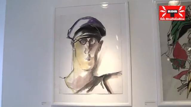 TELE RDR 483 - MOSTRA DI TONY VIRAMONTES ALLA GALLERIA CARLA SOZZANI, CORSO COMO 10