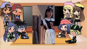 Реакция персонажей леди баг и супер кот на т/и