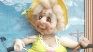 Картина Бабка 3Д (мотоцикл) капрон