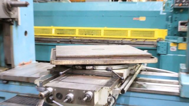 3.5'' Spindle 49'' X Axis Tos W9A HORIZONTAL BORING MILL смотреть онлайн