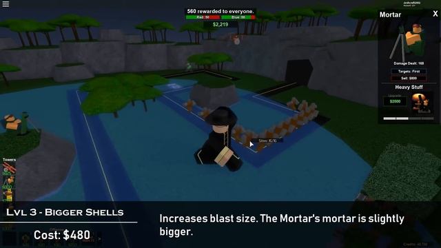 Mortar (Updated) | Tower Reviews | Tower Battles [ROBLOX] смотреть онлайн