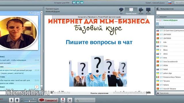 Вебинар 26 мая 2015 Вопрос-ответ Интернет для МЛМ.