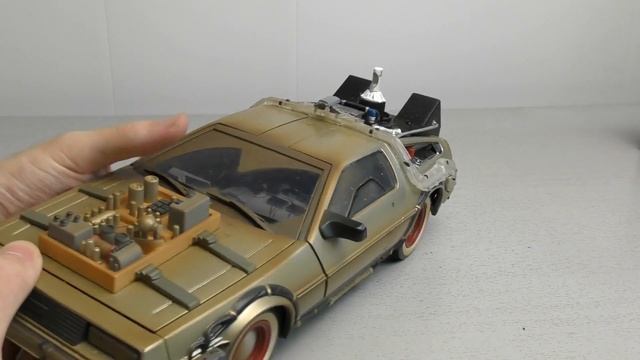 Обзор DeLorean (Назад в будущее) Модель 1/15 смотреть онлайн