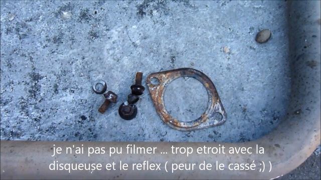 Remplacement échappement Intermédiaire Clio 1