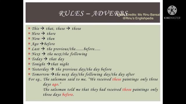 Three Simple Rules to Narration/ Direct-Indirect Speech/ Reported Speech смотреть онлайн