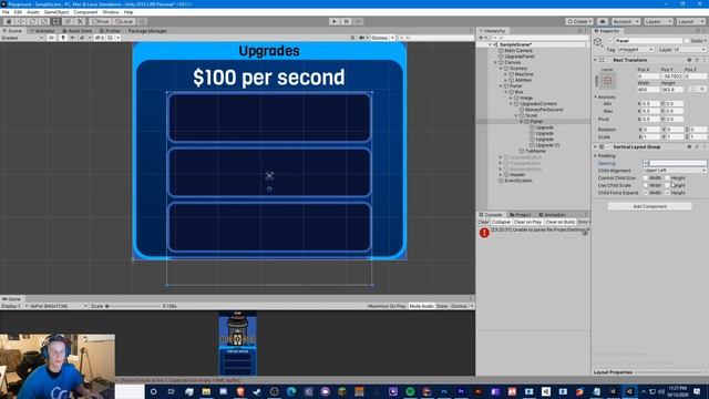 Unity 2023 Tutorial: Create a Scrollable/Draggable Upgrade List UI with Scroll Rect | UI Design смотреть онлайн