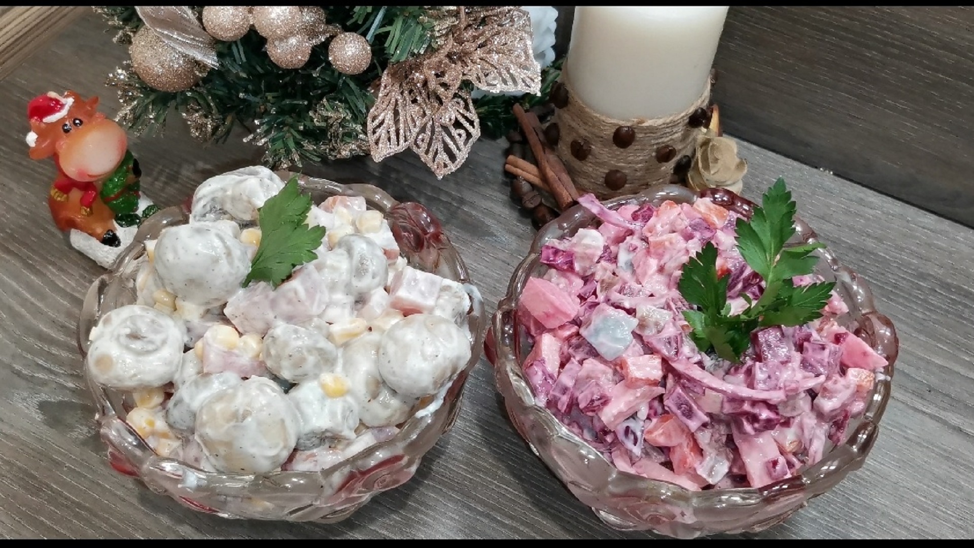 ДВА? необычных салата из обычной СЕЛЁДКИ и ГРИБОВ на НОВЫЙ ГОД и РОЖДЕСТВО 2021. ВКУСНО и ПРОСТО смотреть онлайн