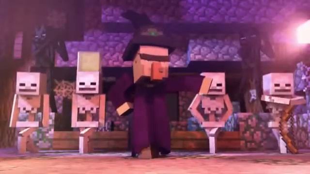 Встреча с ведьмой Minecraft Animationский (Мульт прикол озвучка руская*) смотреть онлайн