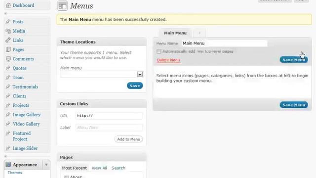Add Menu to Rocket Wood WordPress Theme смотреть онлайн