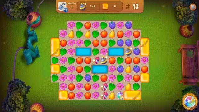 GardenScapes Chinese New Year Level 4 Walkthrough смотреть онлайн