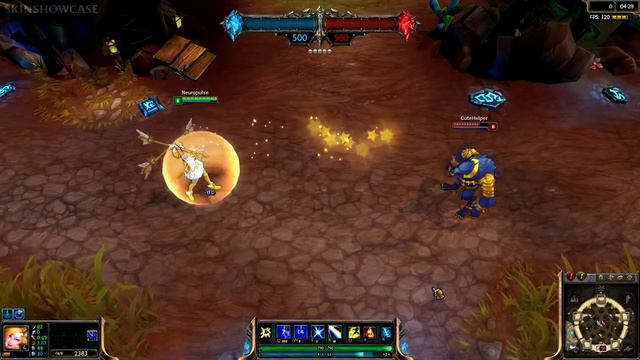 Gold Star Guardian Lux LoL Custom Skin ShowCase смотреть онлайн