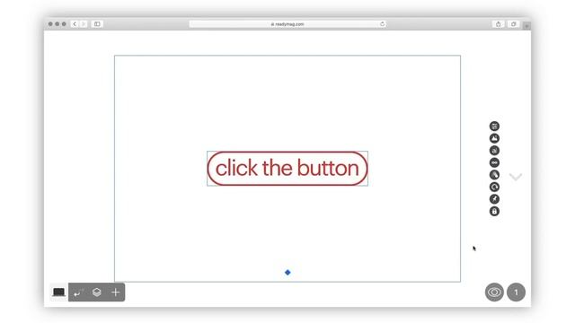 Working With Button Widget In Readymag