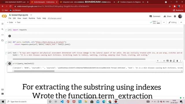 NLP Tutorial - Biomedical Term Extraction | Biobert API смотреть онлайн