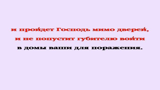 Видеобиблия. Исход. Глава 12 смотреть онлайн