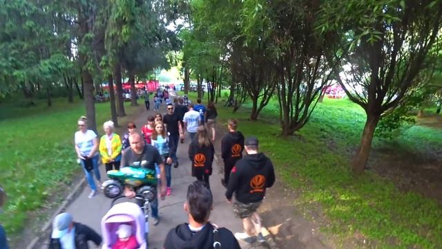 Едем в колонне из 40 воздухоплавателей в Великих Луках смотреть онлайн