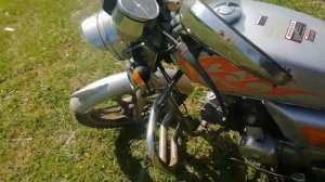 1 Урок. Как заводить мотоцикл альфа.