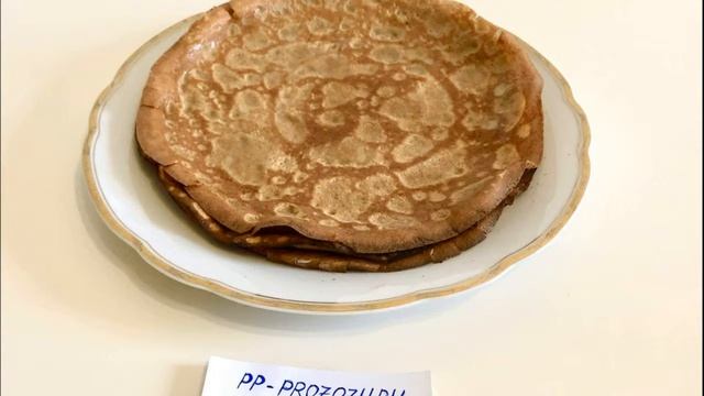 Домашние блины с вишневым медом