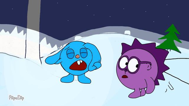 Крош кричит, но в 2D анимации смотреть онлайн