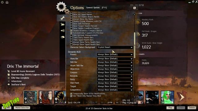 Guild Wars 2 - how to change Character Select Background смотреть онлайн