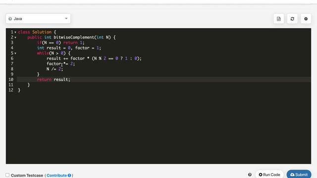 complement of base 10 integer | complement of base 10 integer leetcode | leetcode 1009 | bitwise смотреть онлайн