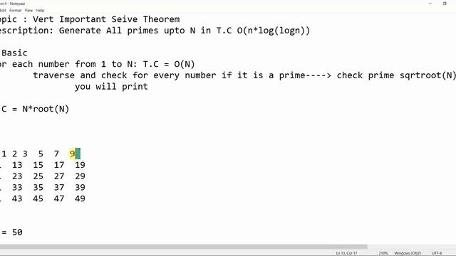 Sieve of Eratosthenes | Competitive Programming with Python смотреть онлайн