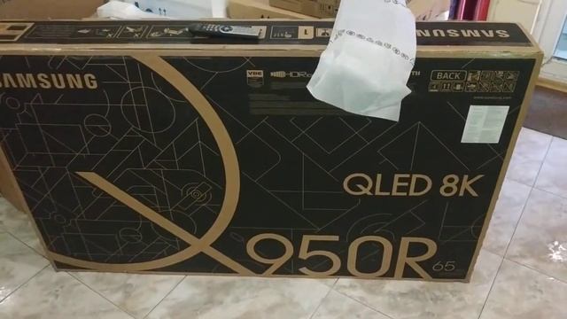 8К Телевизор Samsung QE65Q950R  распаковка Обзор ????