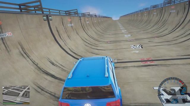 GTA 5 Pakistan | Toyota Land Cruiser V8 Vs Lexus LX 570 MEGA RAMP | Kala Vs Jimmy | Urdu | GTA 5 Mo смотреть онлайн