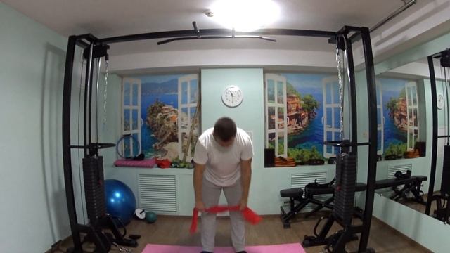 упражнения с резиной при шейно-грудном остеохондрозе смотреть онлайн
