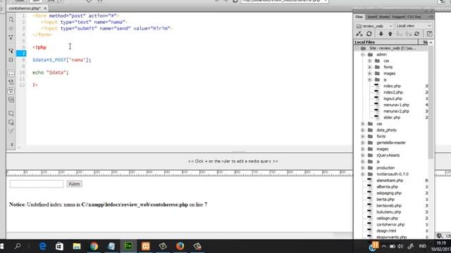 Perbaikan Error code php смотреть онлайн