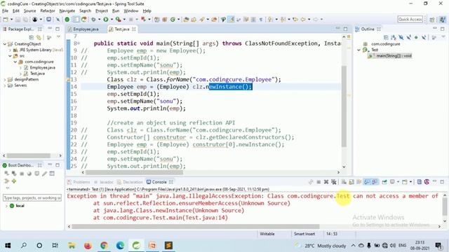 Creating object Using Reflection API and Cloning || Part - 2 || Simple explanation. смотреть онлайн