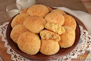 Легко выпекается, вкусно уплетается!
БЫСТРОЕ ТВОРОЖНОЕ ПЕЧЕНЬЕ