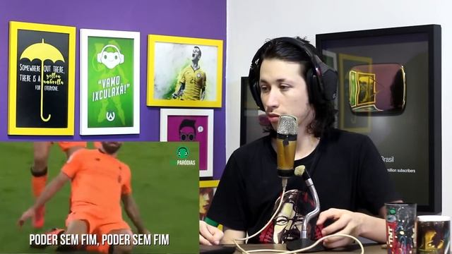 REACT ♫ E SE OS JOGADORES FOSSEM SUPER-HERÓIS? | FutParódias смотреть онлайн