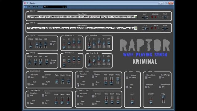 Rapture wave playing synth by KRIMINAL смотреть онлайн