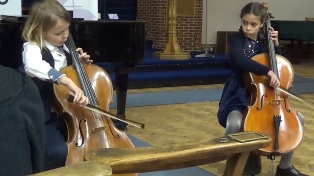 Vivaldi Double Concerto for two celli at the North London Festival смотреть онлайн