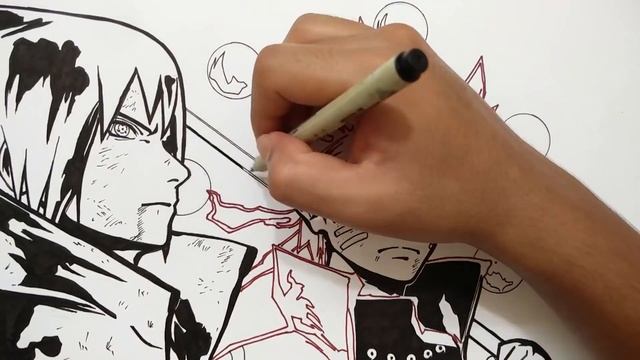 Drawing Naruto and Sasuke - Naruto Shippuden смотреть онлайн