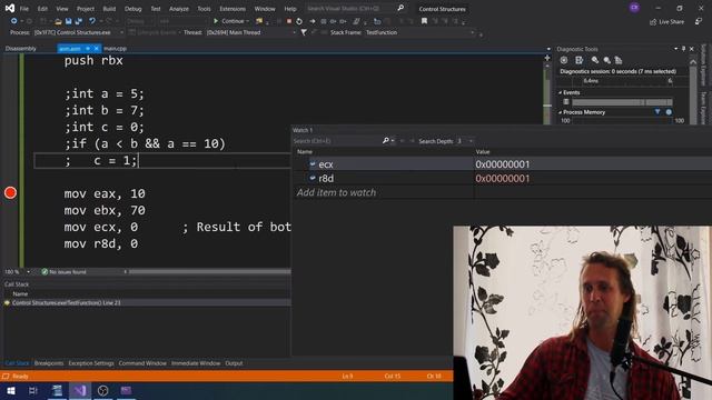 Modern x64 Assembly 13: Control Structures (If statements, do while, while and for loops) смотреть онлайн