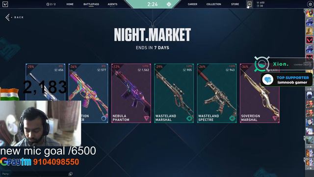 Valorant Live Stream India |@fa2GOD bhai Thank you for raid[ !Giveaway ] смотреть онлайн