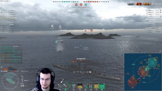 Austin is fine xD - World of Warships смотреть онлайн