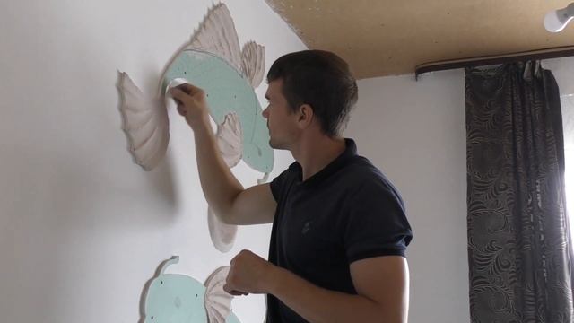 БАРЕЛЬЕФ ЗОЛОТЫЕ КАРПЫ В КРУГУ СВОИМИ РУКАМИ МОЙ ПЕРВЫЙ ОПЫТ ОБЪЁМНАЯ 3D КАРТИНА смотреть онлайн