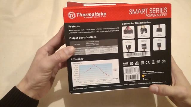 БЛОК ПИТАНИЯ TERMALTAKE SMART RGB 700W (SPR-0700NHSAW) в Баку / Bakida смотреть онлайн