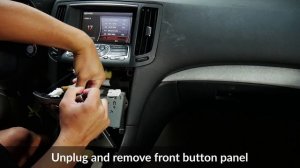 Infiniti G37 G35 2009 - 2013 no nav stereo removal VLine NISK Install CarPlay Android Auto Part 1