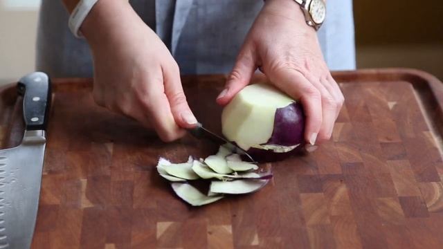 How to Peel and Cut Kohlrabi смотреть онлайн