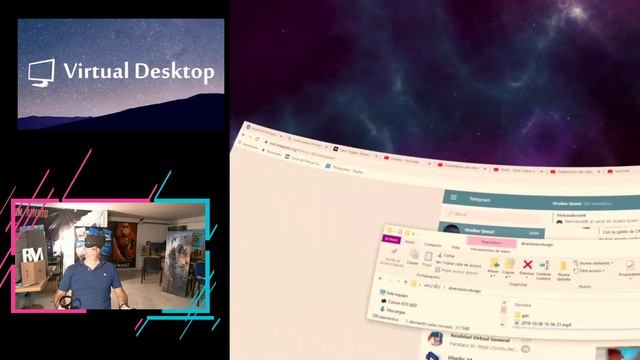 Virtual Desktop utiliza tu Pc / Mac Remotamente desde Oculus Quest Castellano Español смотреть онлайн