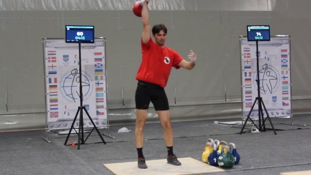 Игорь Сполярич. Рывок 82 (32кг). Чемпионат Европы 2017 по гиревому спорту смотреть онлайн
