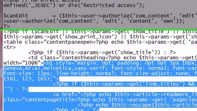 Search Engine Optimization - Joomla H1 Tags смотреть онлайн