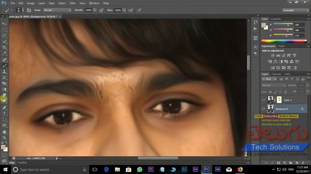 Photoshop Tutorial: Oil Painting Effect in Adobe Photoshop | cs6 | Telugu смотреть онлайн